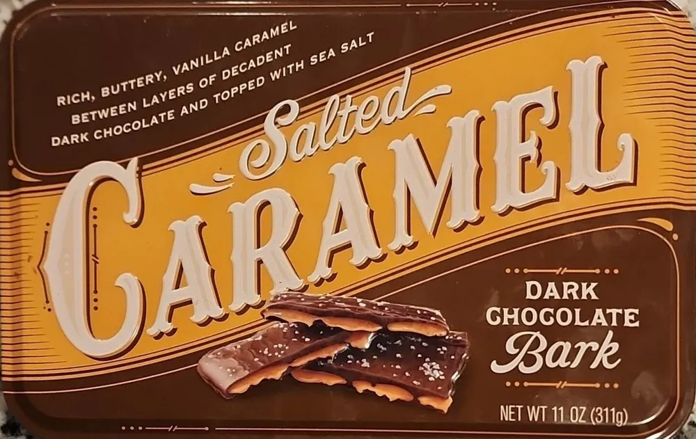Salted Caramel Dark Chocolate Bark