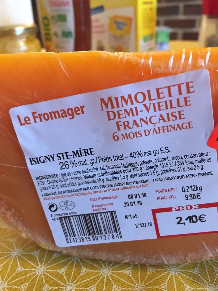 Mimolette demi-vieille française