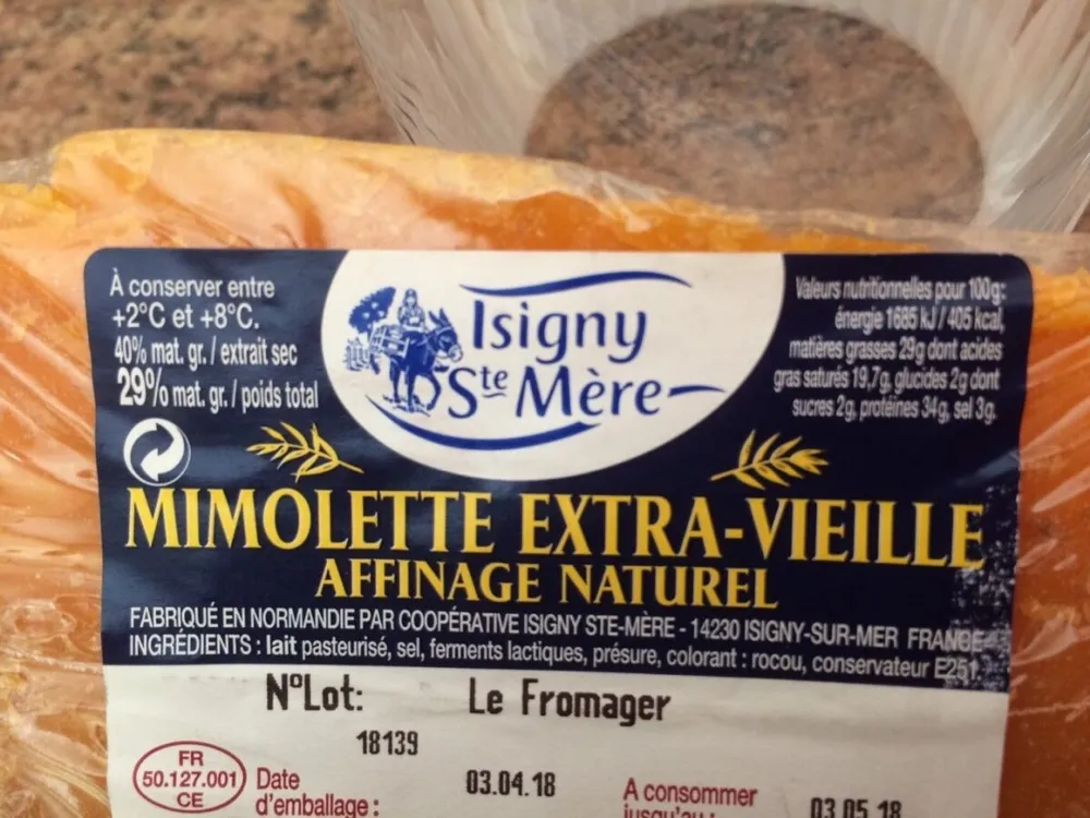 Mimolette extra vielle