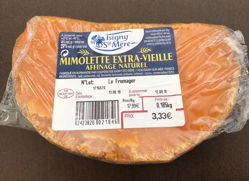 Mimolette extra vieille