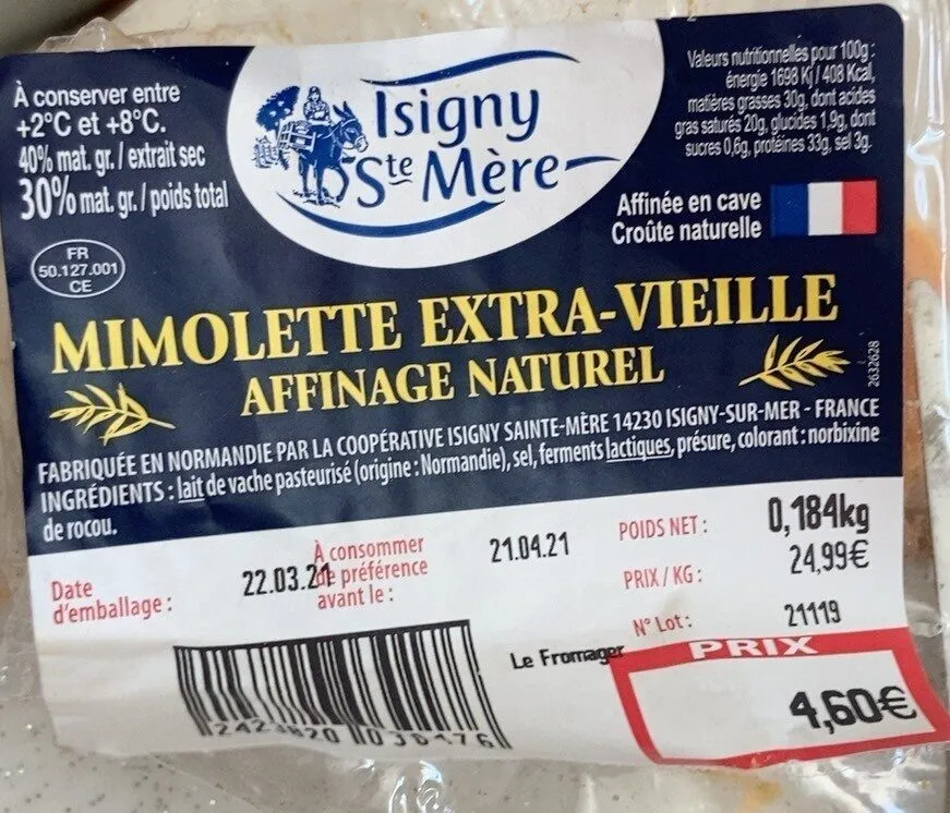 Mimolette extra vieille