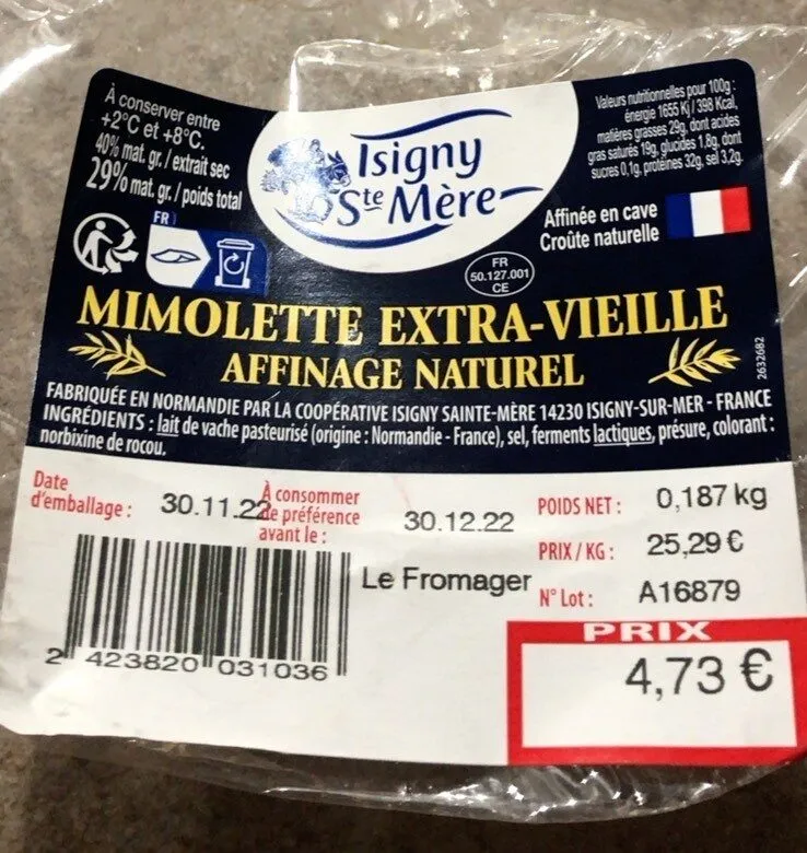 Mimolette extra-vieille