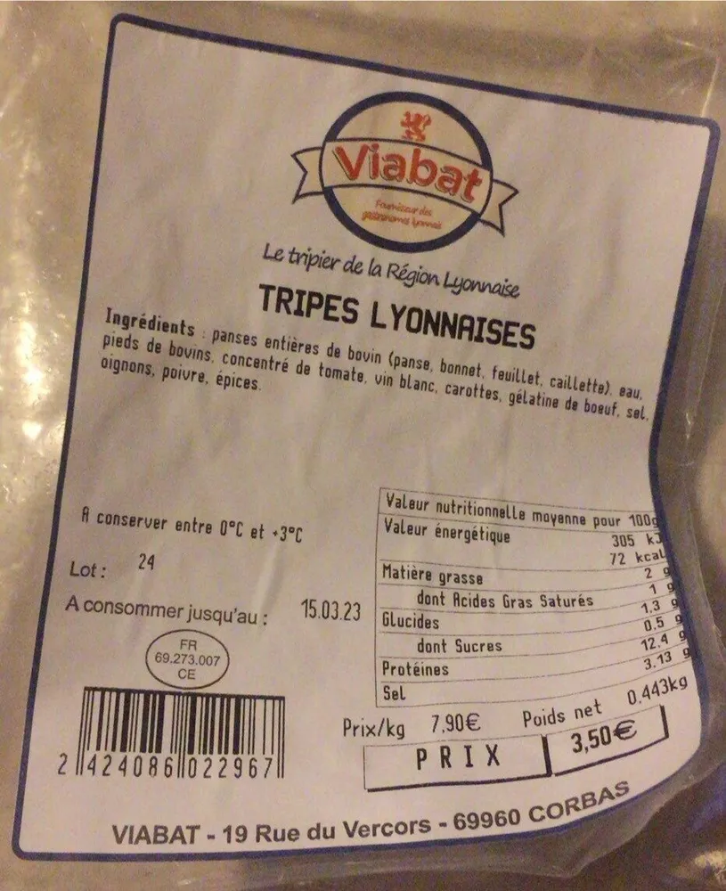 Tripes lyonnaises