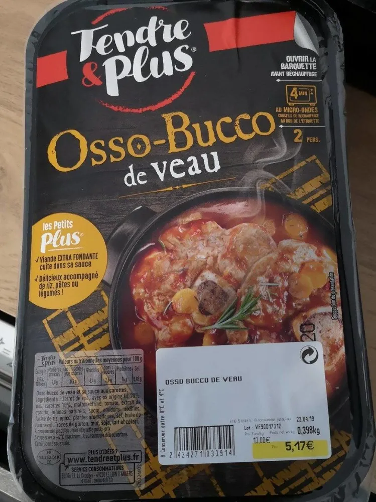 Osso bucco de veau