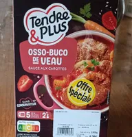 Osso bucco de veau sauce aux carottes