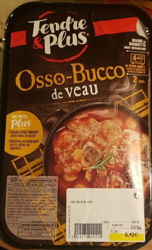 OSSO BUCCO de Veau