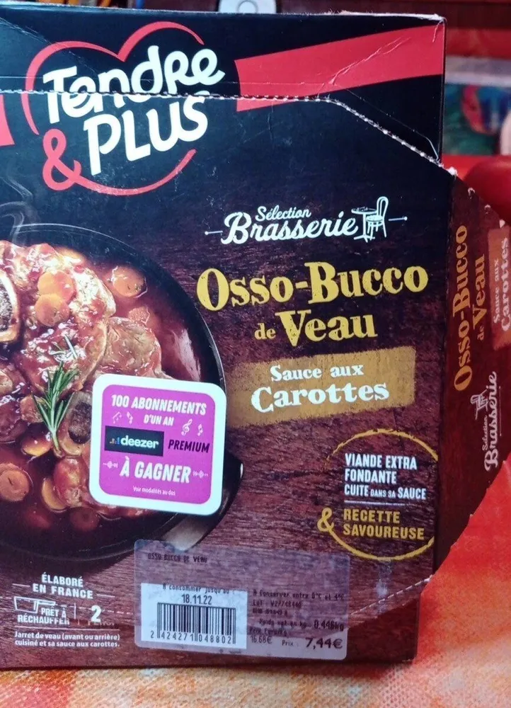 Osso bucco de veau