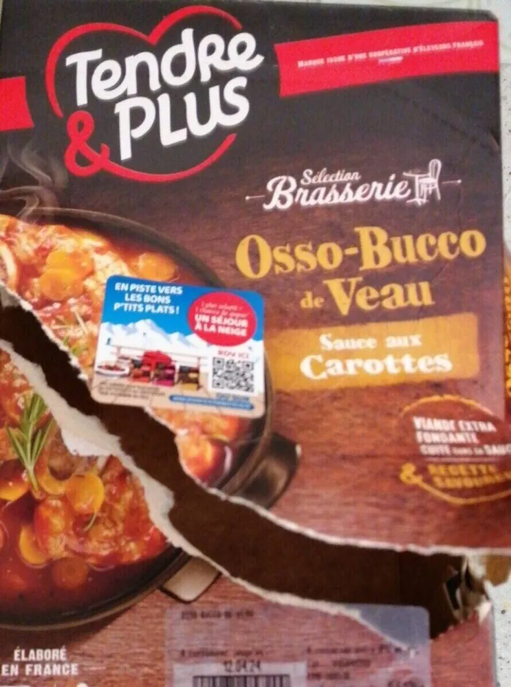 Osso-Bucco de veau sauce aux carottes