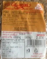 Pane integrale a fette