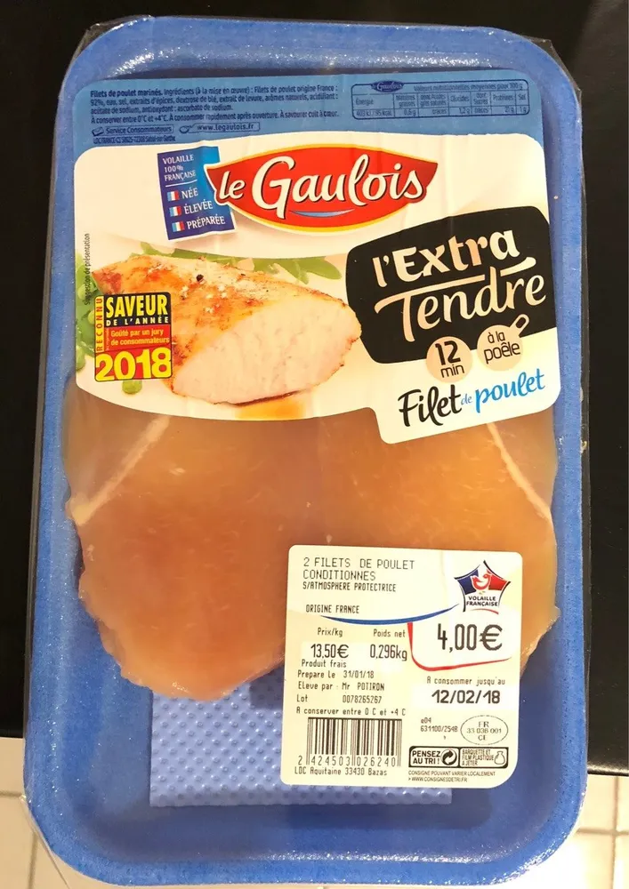 Filet de poulet l’Extra Tendre