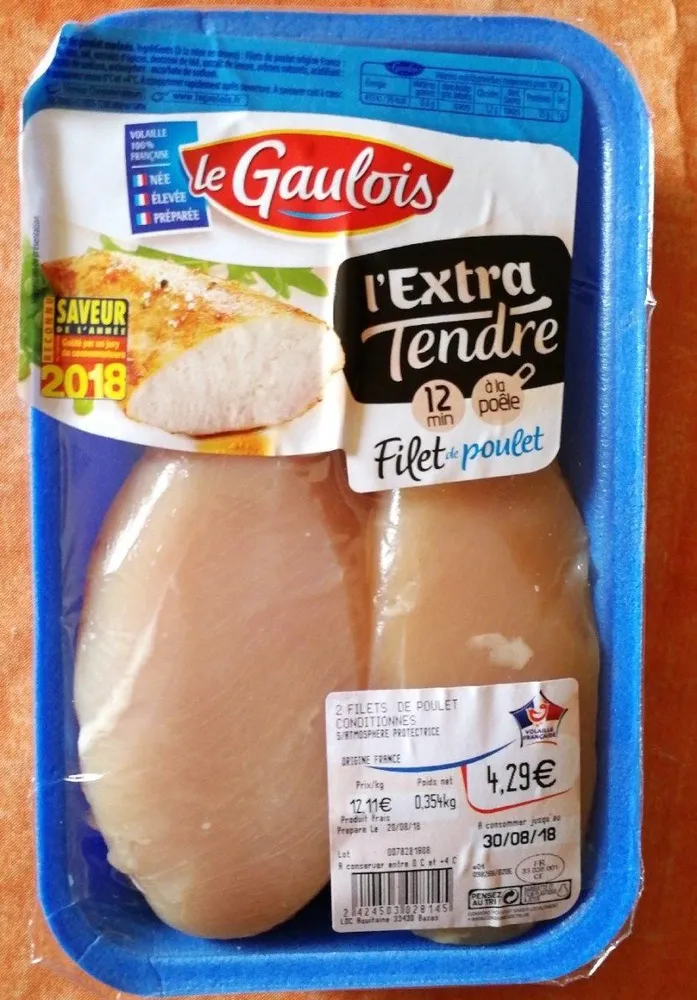 filet de poulet extra tendre