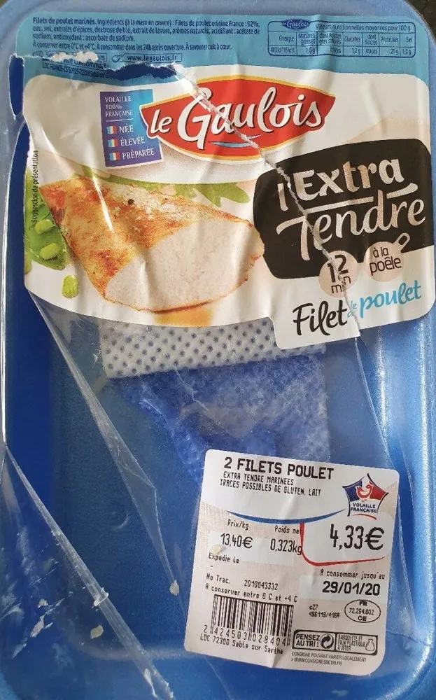 Filet de poulet extra tendre