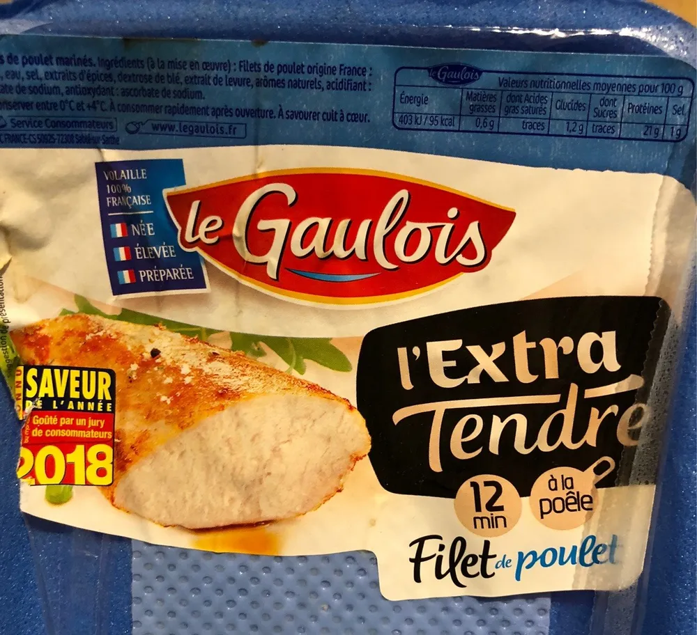 Filet de poulet extra tendre
