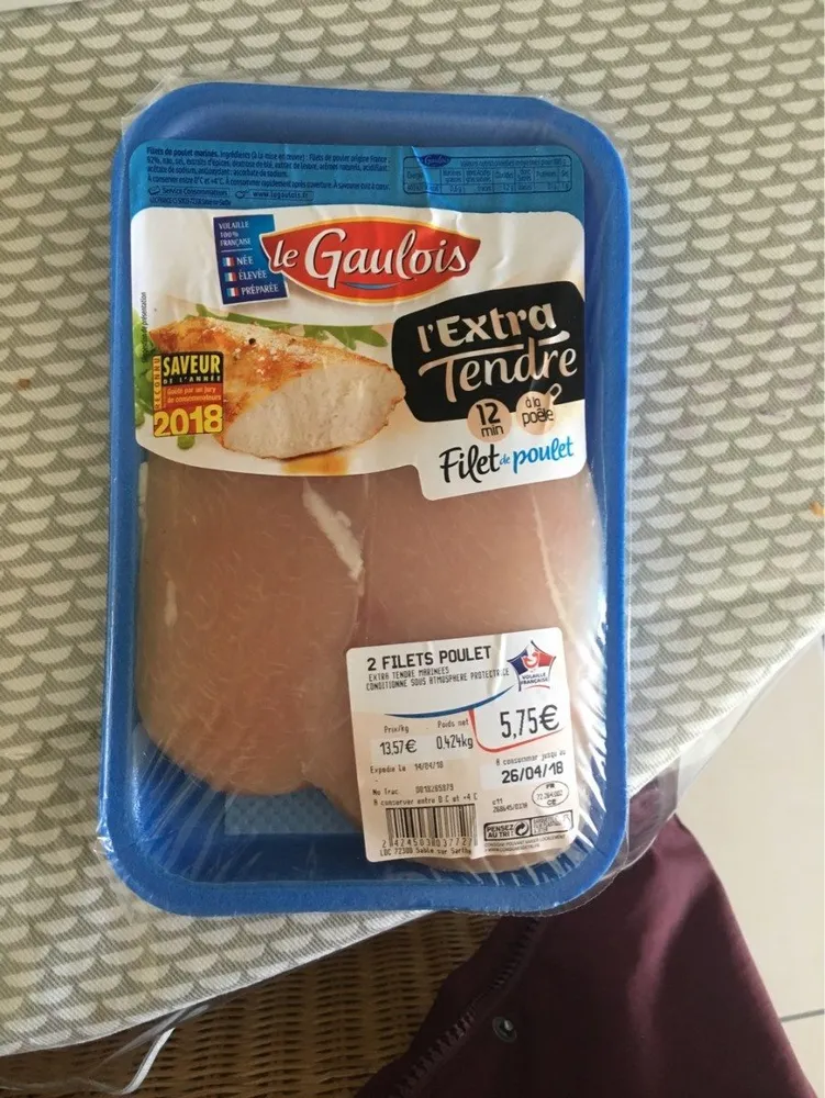 Filte de poulet l'extra tendre