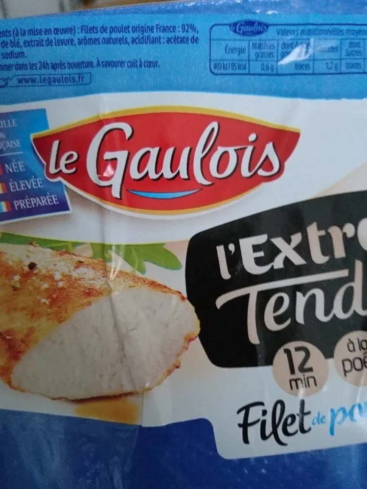 Filet de poulet l'extra tendre