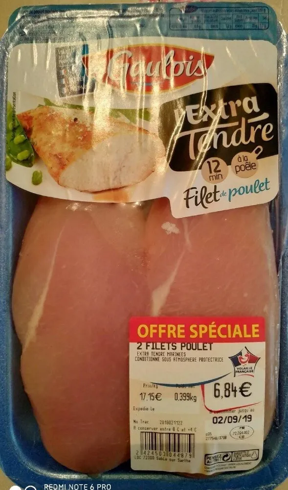 Filet de Poulet- L'extra Tendre