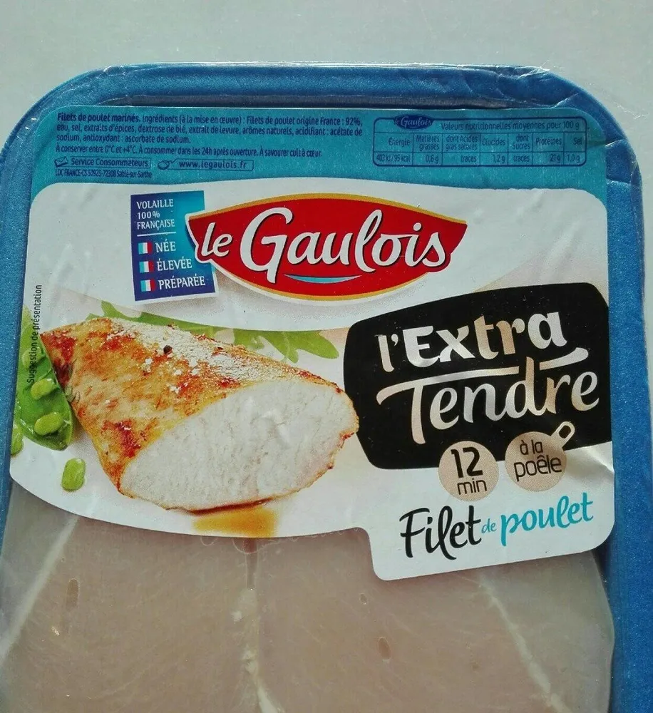 L extra tendre filet de poulet
