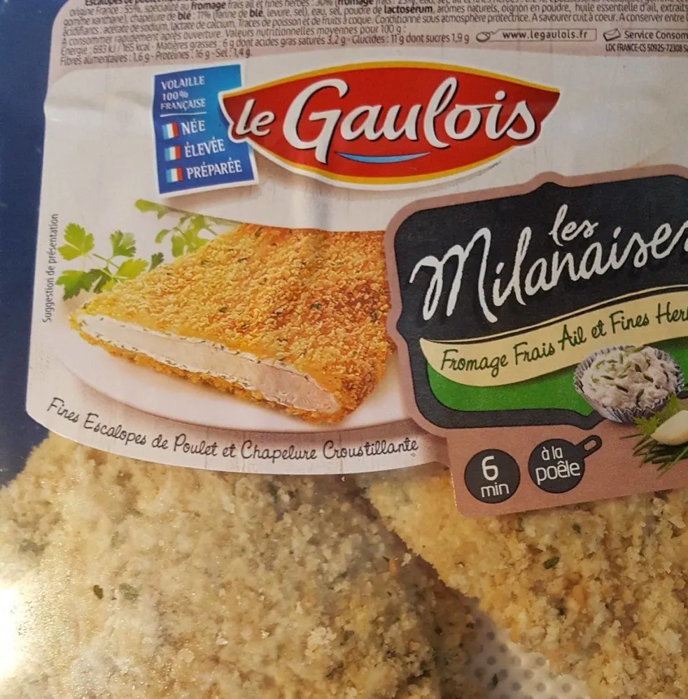 Escalopes milanaise
