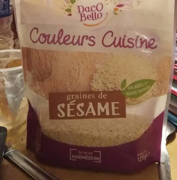 Graines de sésame couleur cuisine