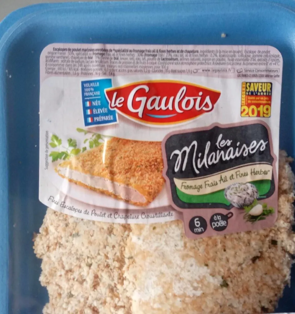 2 escalopes milanaises