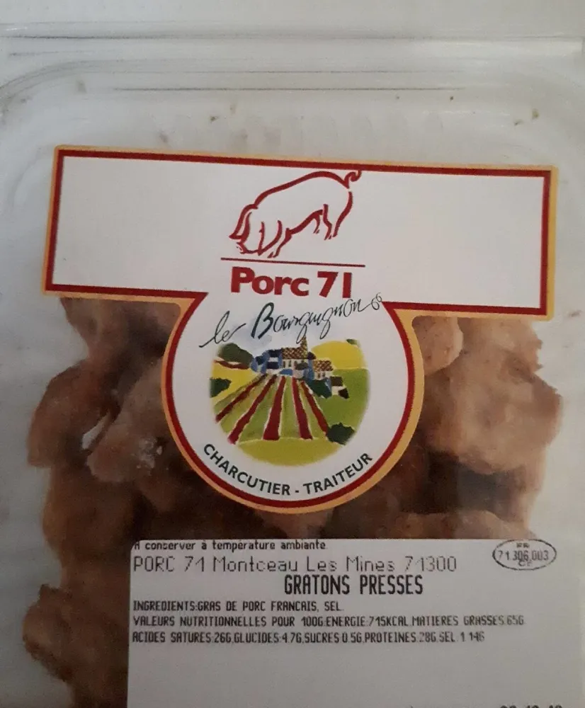 Gratons pressés