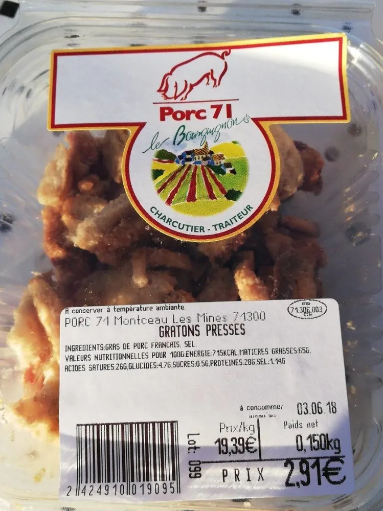 Gratons pressés