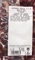 Centro de jamon curado