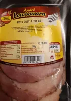 Rôti de porc cuit 4 tranches