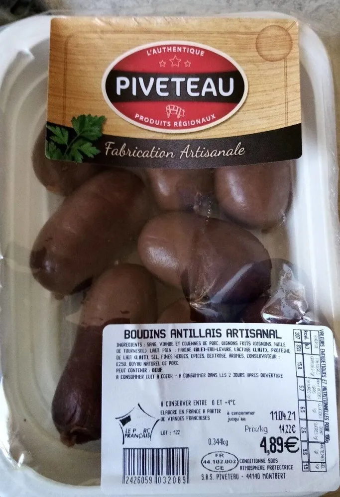 Boudin antillais artisanal