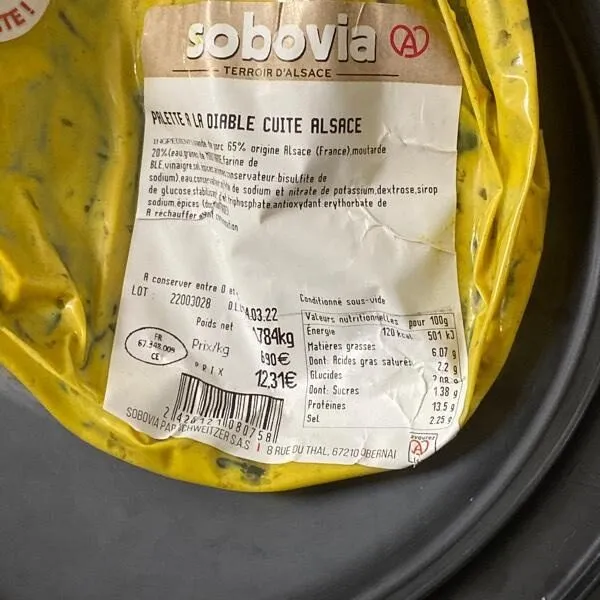 Palette à là diable