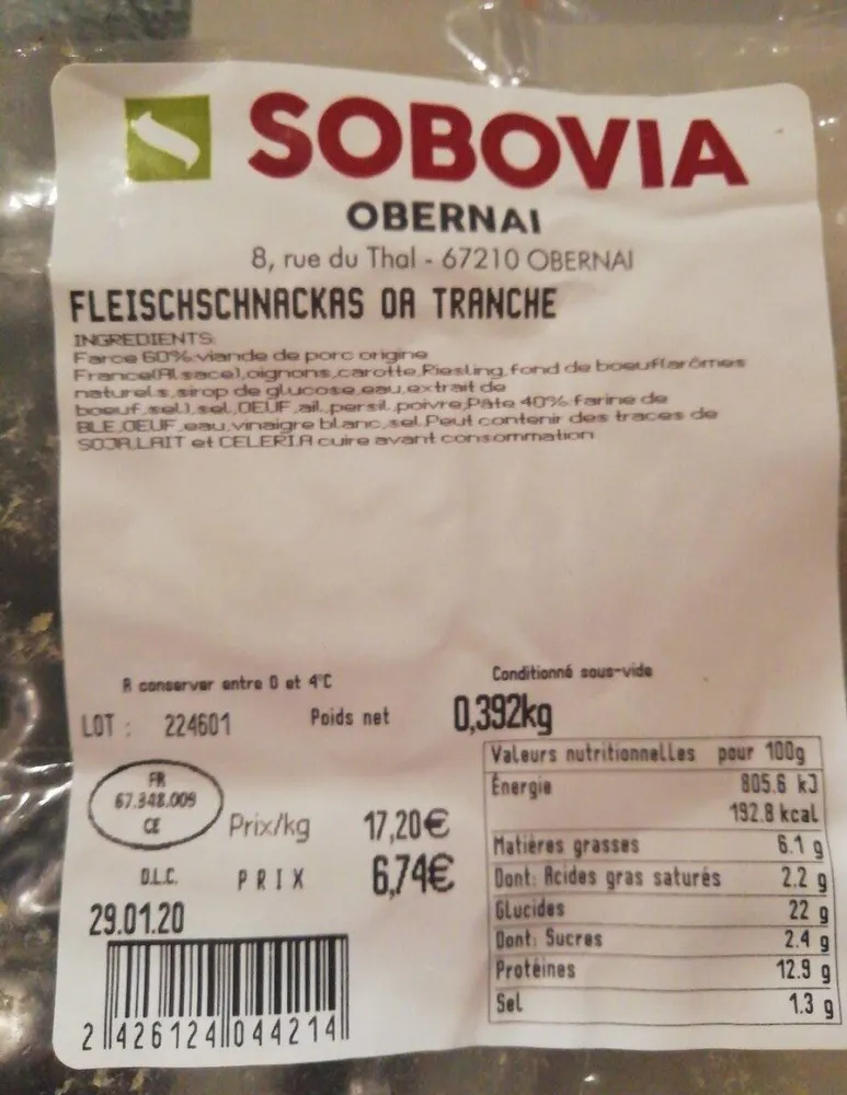Fleischschnackas