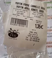 Muffin pomme cannelle