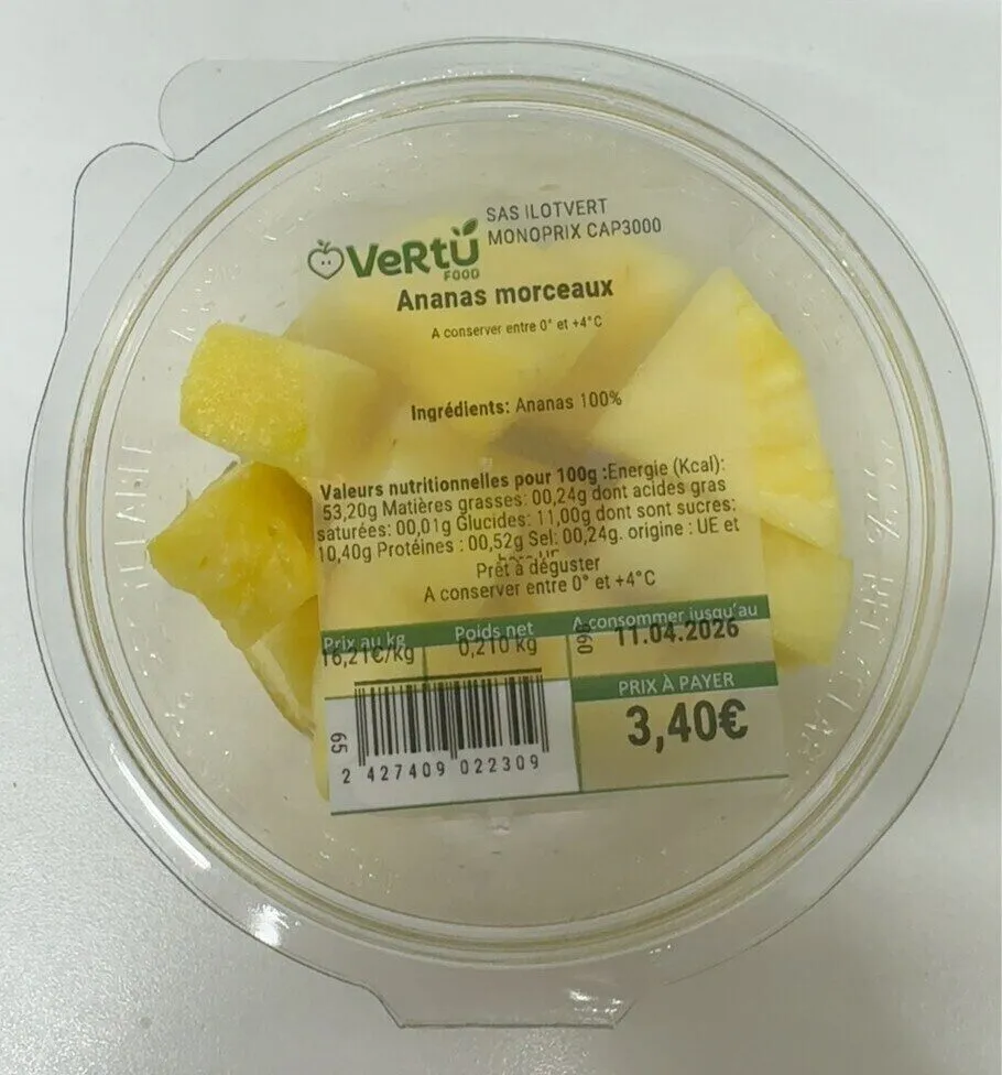 Ananas Morceaux