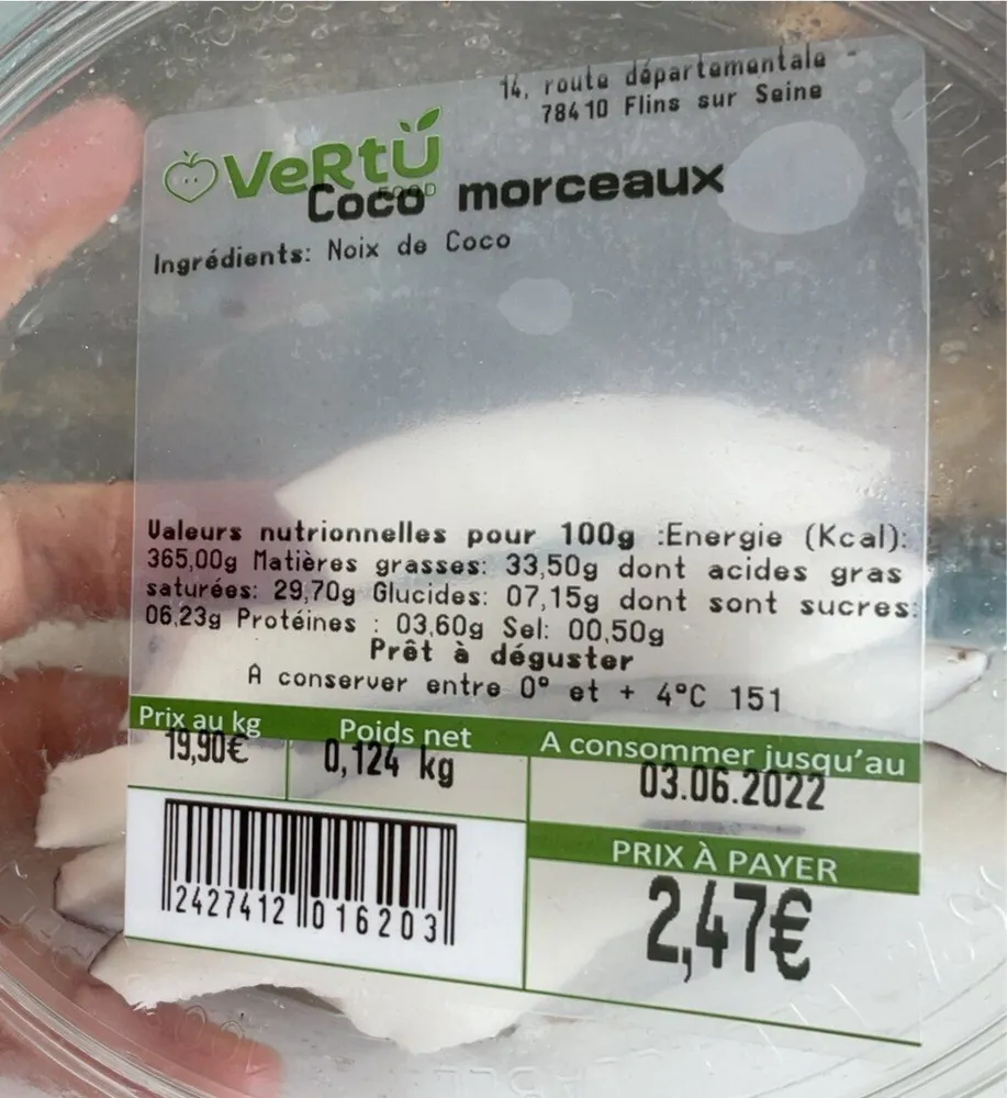 Coco morceaux