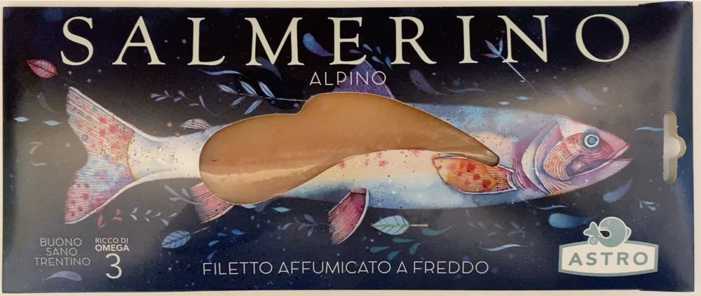 Filetto di salmerino alpino affumicato a freddo