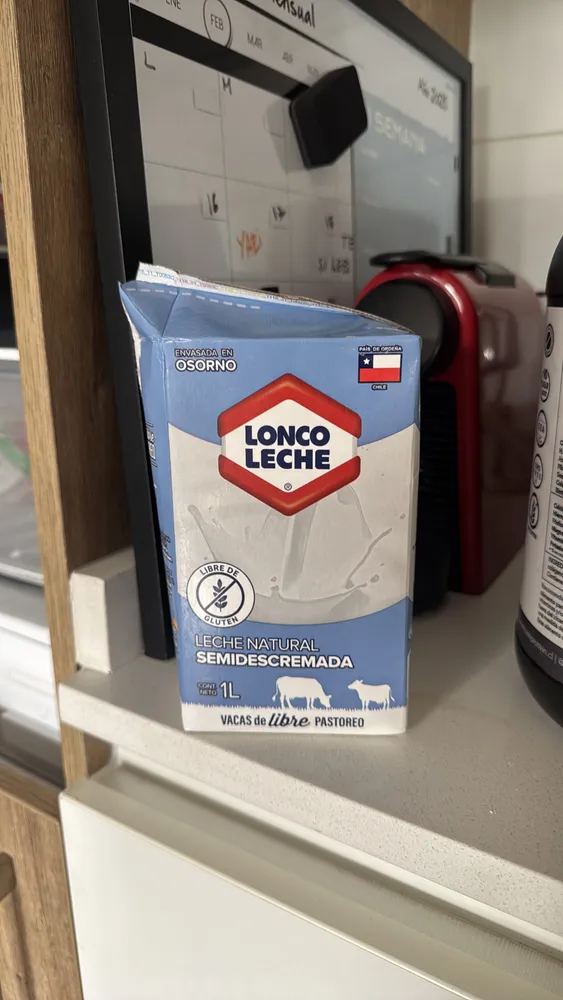 Leche Natural Semidescremada
