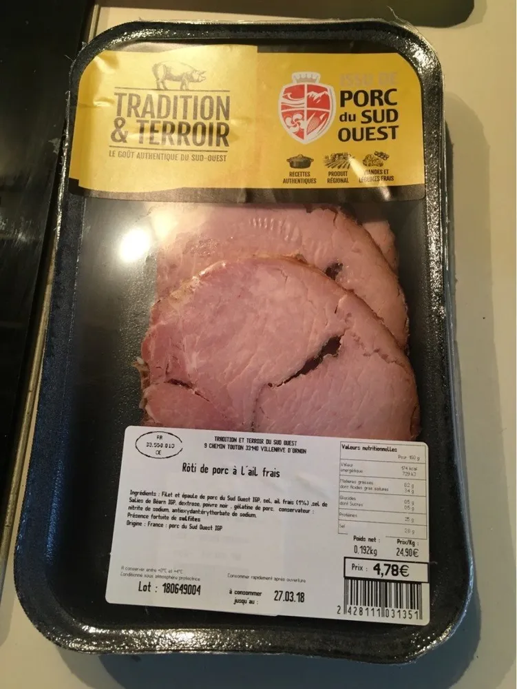 Porc du sud ouest