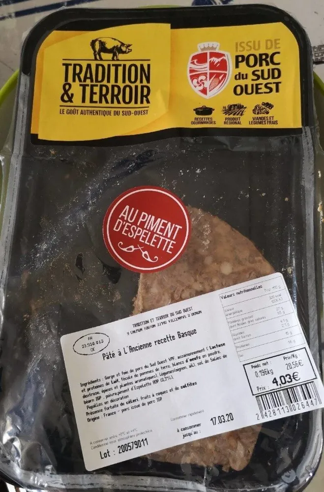 Pâté à l'ancienne Recette Basque