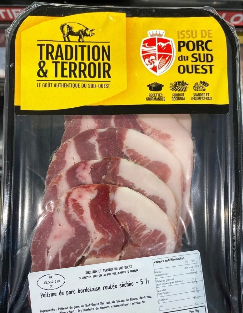 Poitrine de porc