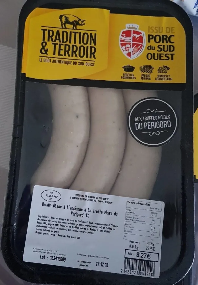 Boudin blanc à l ancienne