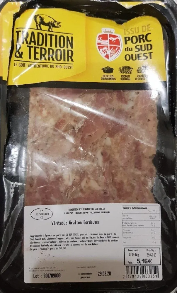 Véritable gratton bordelais