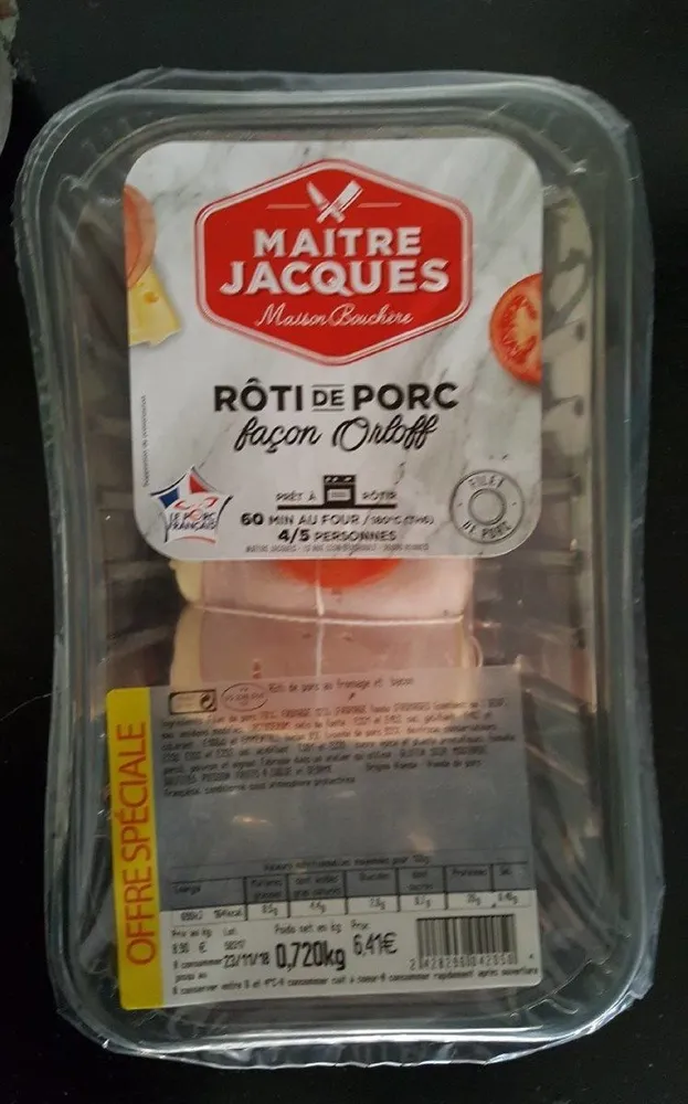 Rôti de porc façon Orloff