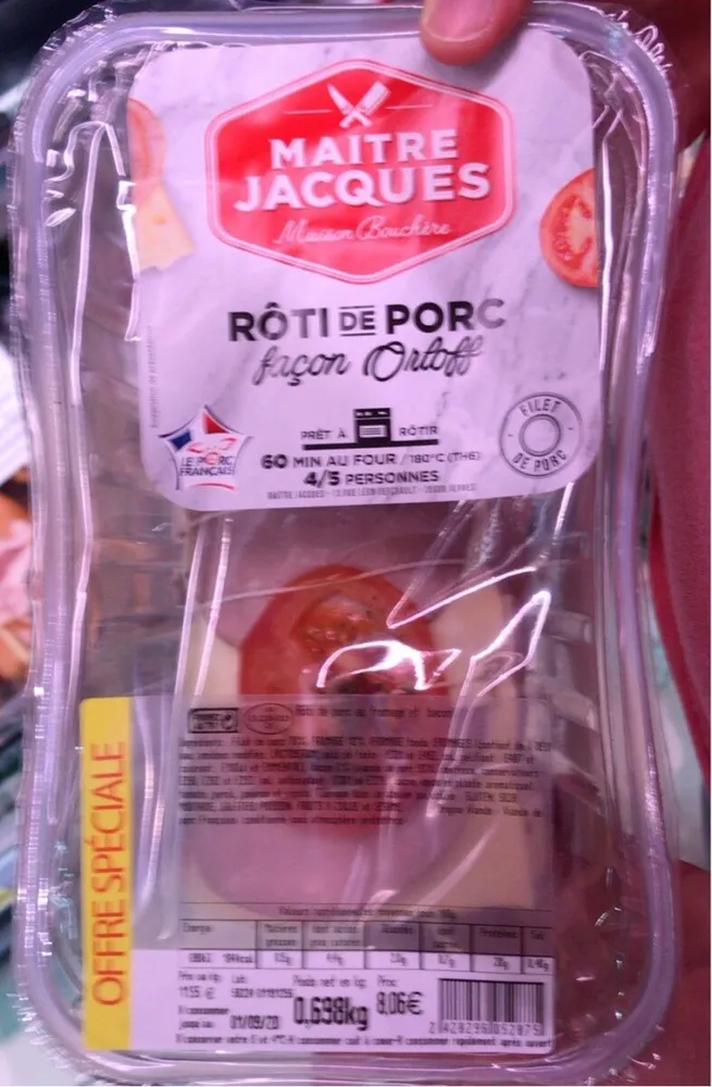 Roti de porc facon orloff