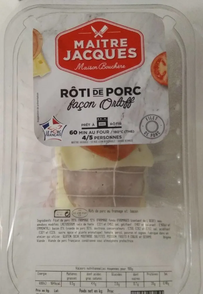 Rôti de porc façon Orloff