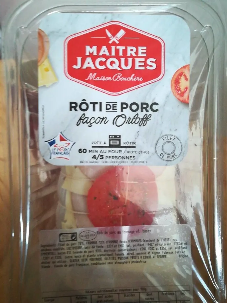 Rôti de porc façon Orloff