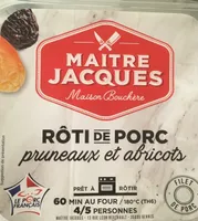 Roti de porc pruneaux et abricots