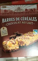 Barres de céréales chocolat au lait