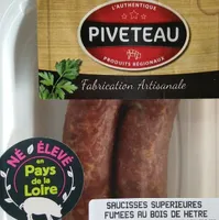 Saucisses supérieures fumées au bois de hêtre
