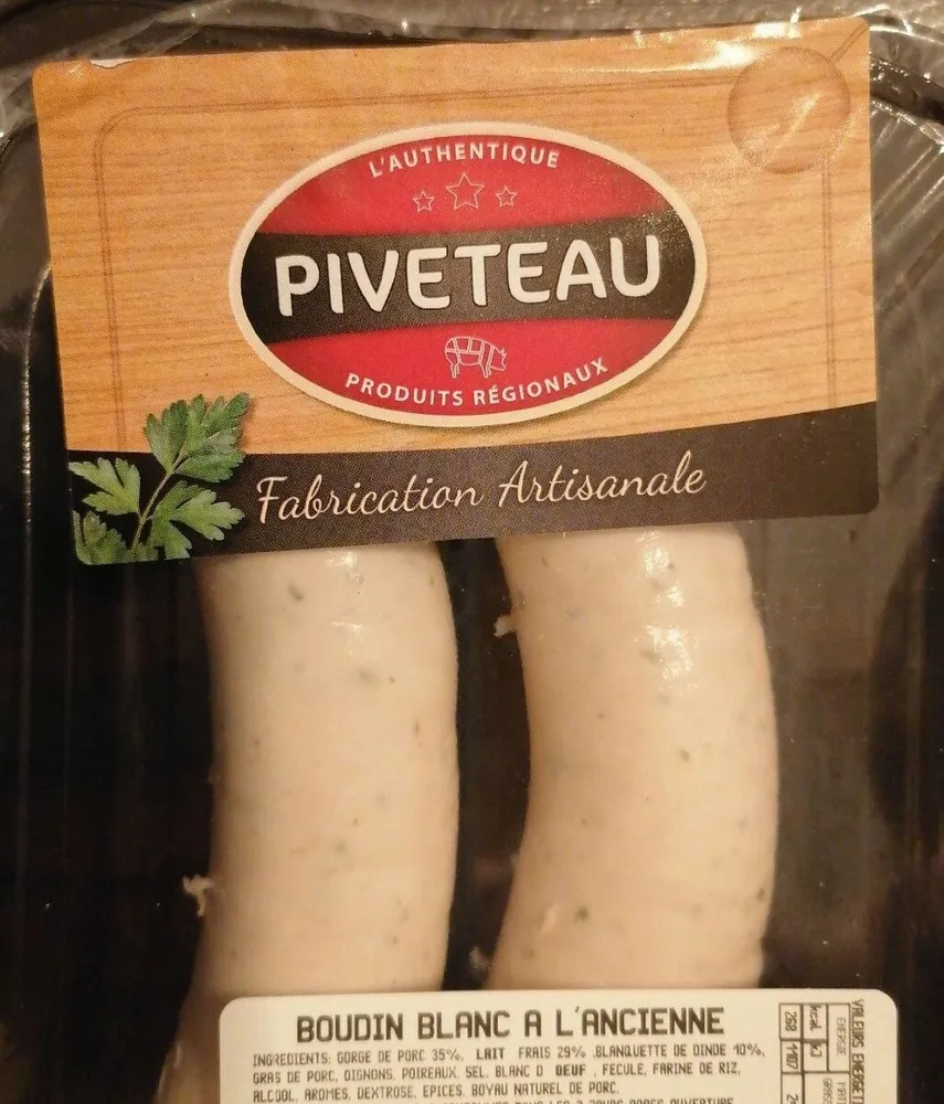 Boudin blanc à l'ancienne