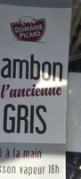 Jambon a l ancienne gris